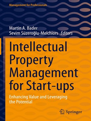 cover image of Intellectual Property Management for Start-ups